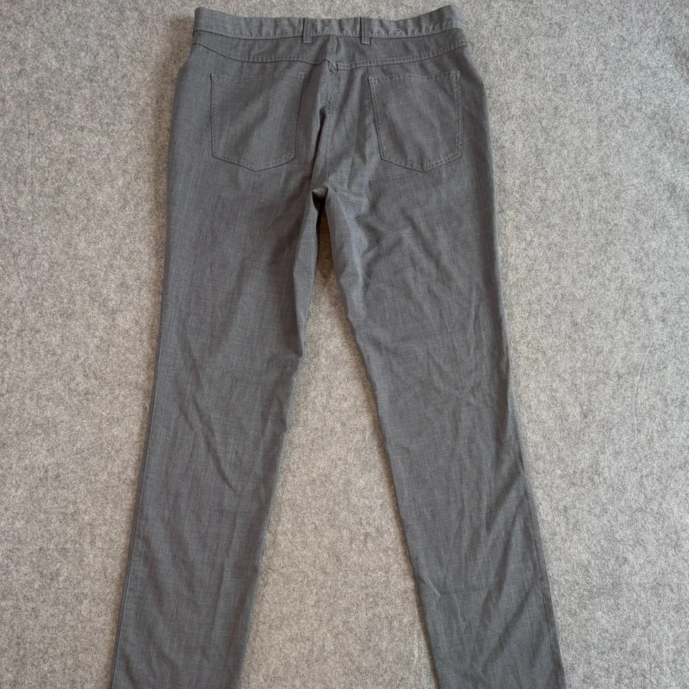 Mizzen + Main Gray Wool‎ Blend Athletic Fit Dress Pants Men's Size 34x33*